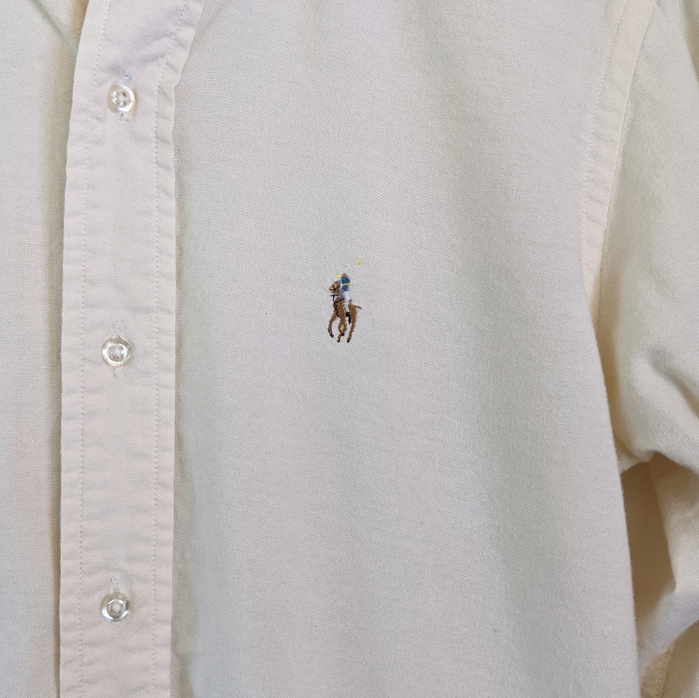 Vintage Polo Classic Cotton Knit Button Down Shirt - Picture 6 of 8